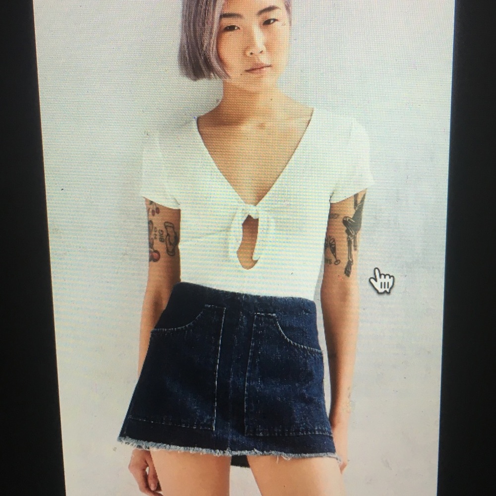 BDG jean mini skirt from Urban Outfitters